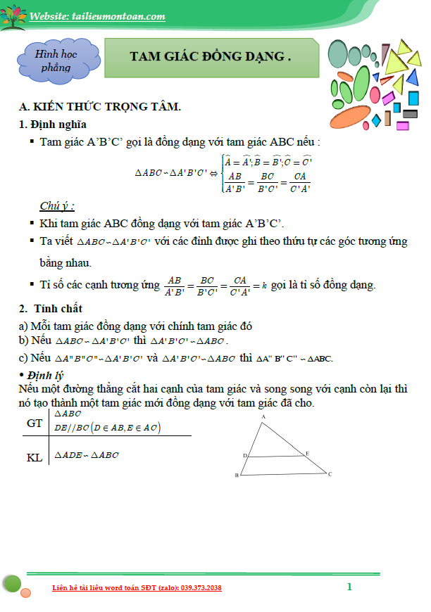 Toán Hình Học Lớp 8: Tổng Hợp Kiến Thức và Bài Tập Gallery 2