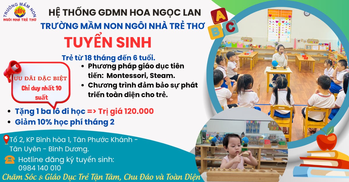 Trường Mầm non Ngôi Nhà Trẻ Thơ - Môi trường giáo dục lý tưởng cho con yêu Gallery 1