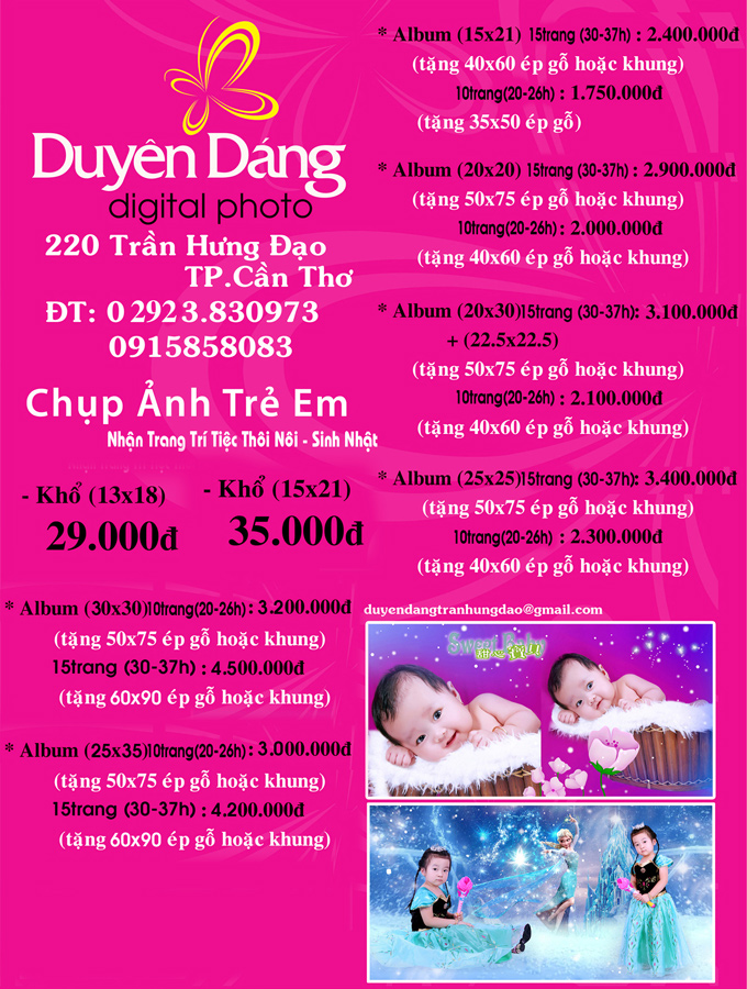 Chụp Hình Duyên Dáng Cần Thơ