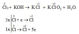 Phản ứng Cl2 + KOH đặc nóng