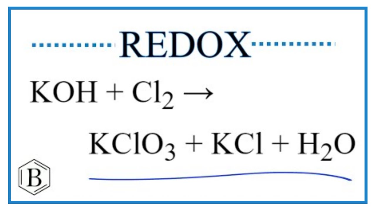 Phản ứng Cl2 + KOH → KCl + KClO3 + H2O
