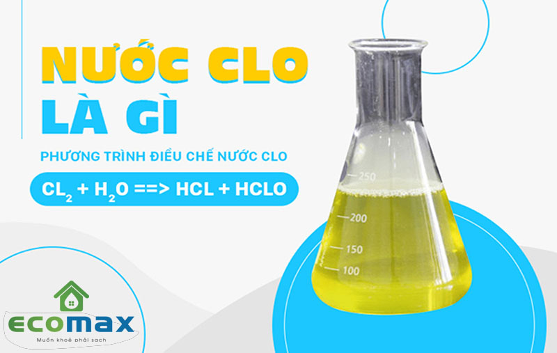 Cl2 ra nước clo