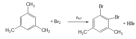 Phản ứng Benzen + Br2 xúc tác Fe Gallery 1