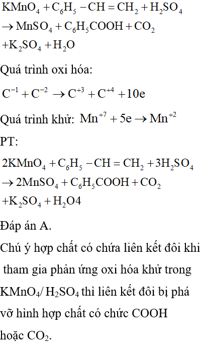 Phản ứng C6H5CH3 + KMnO4 + H2SO4 Gallery 1