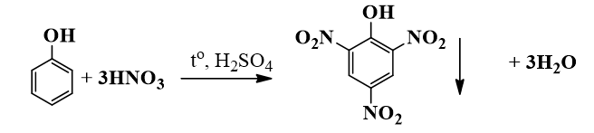 Phản ứng của Phenol với HNO3/H2SO4 đặc Gallery 1