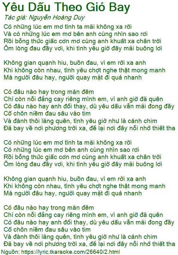 Có Đâu Nào Hay Trong Màn Đêm