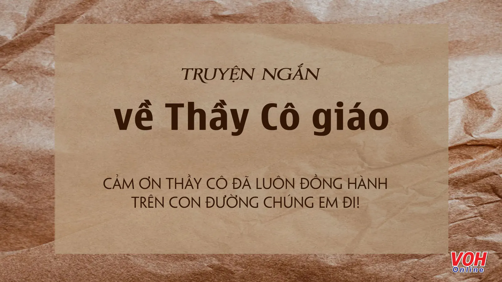 Truyện Ngắn 20/11 Hay Về Tình Thầy Trò Gallery 1
