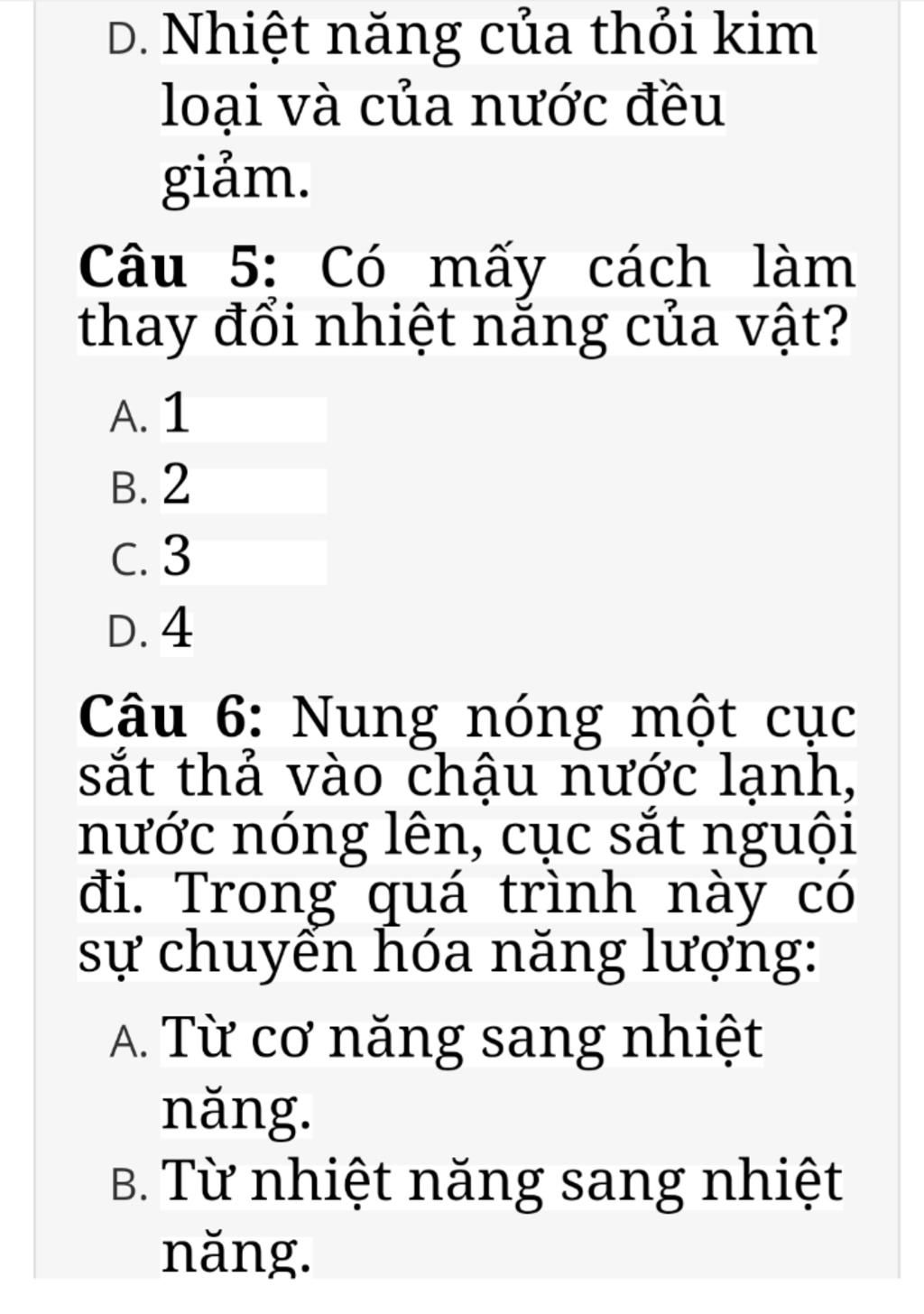 Có Mấy Cách Làm Thay Đổi Nhiệt Năng Của Vật? Gallery 1