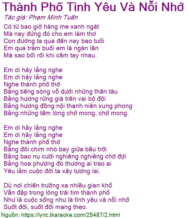 Bao giờ hàng me xanh ngát?