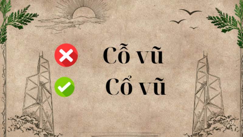 Cổ vũ hay cỗ vũ?