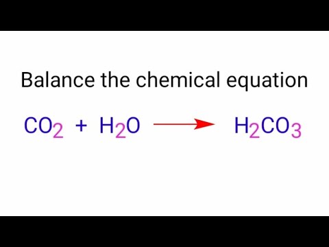 CO2 + H2O → H2CO3: Phản ứng hình thành axit cacbonic