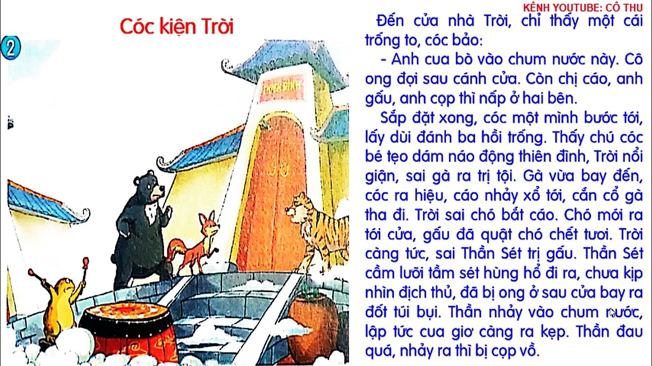 Cóc Kiện Trời: Truyện Ngụ Ngôn Hay Cho Học Sinh Lớp 3