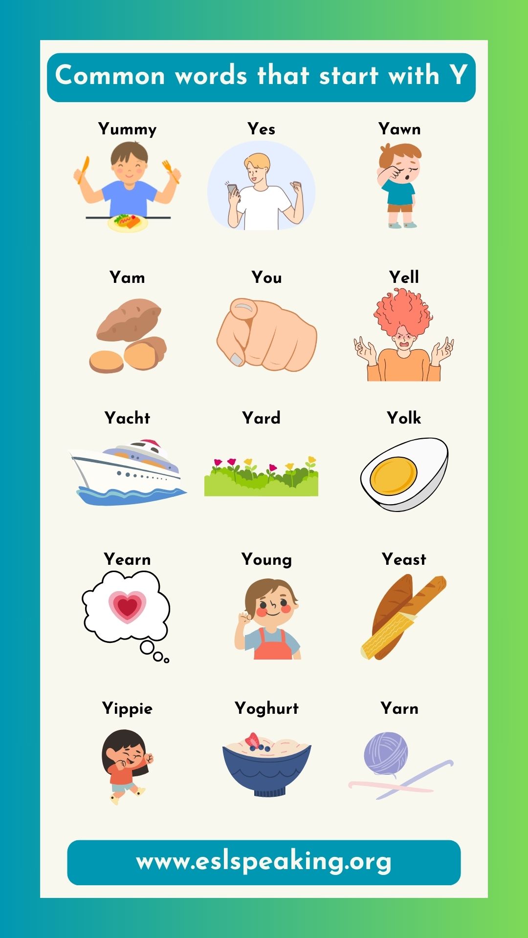 Words Starting with Y: A Comprehensive Guide Gallery 1