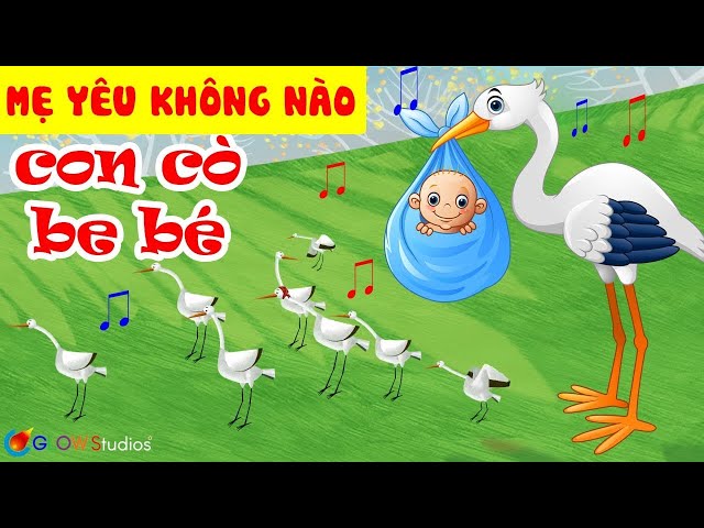 Con cò bé bé đậu cành tre