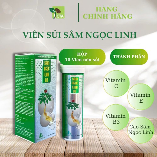 Viên Sủi Sâm Ngọc Linh: Công dụng, giá bán và nơi mua uy tín Gallery 1