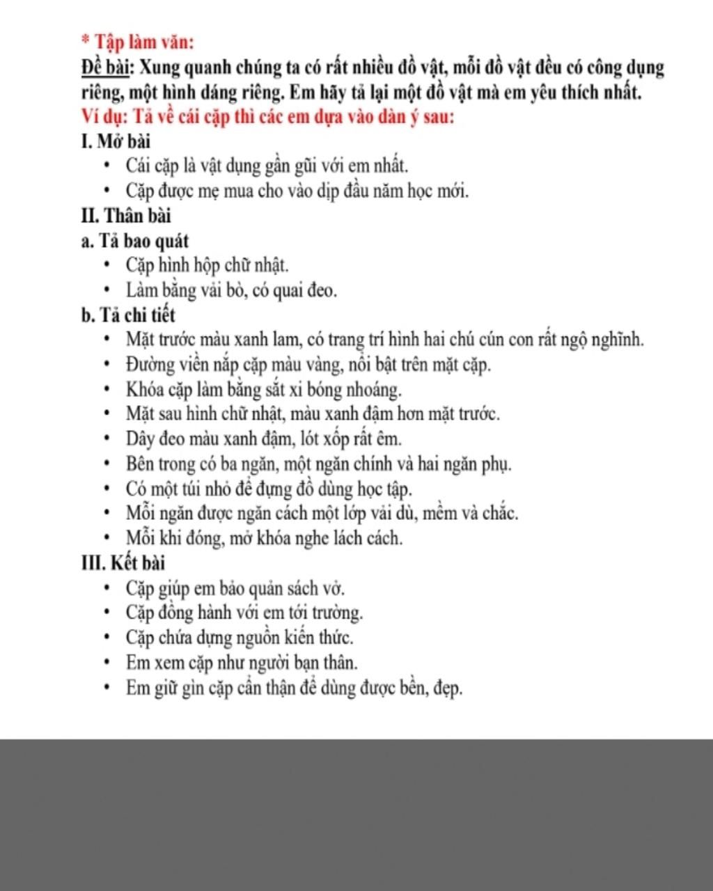 Tả cái cặp lớp 5 Gallery 2