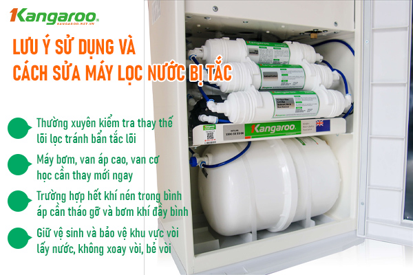 Công tắc trong máy lọc nước Kangaroo