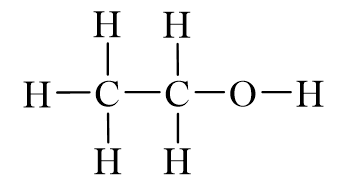 Công thức cấu tạo của C2H5OH
