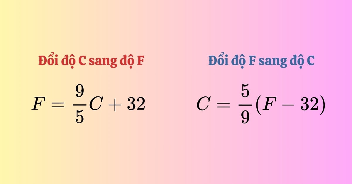 Đổi Độ F Sang Độ C Gallery 1