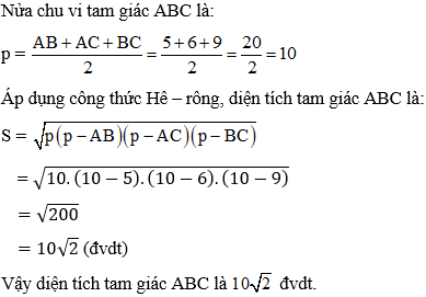 Diện tích tính tam giác Gallery 2