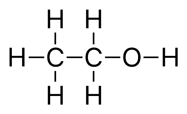 Công thức hóa học của Ancol Etylic