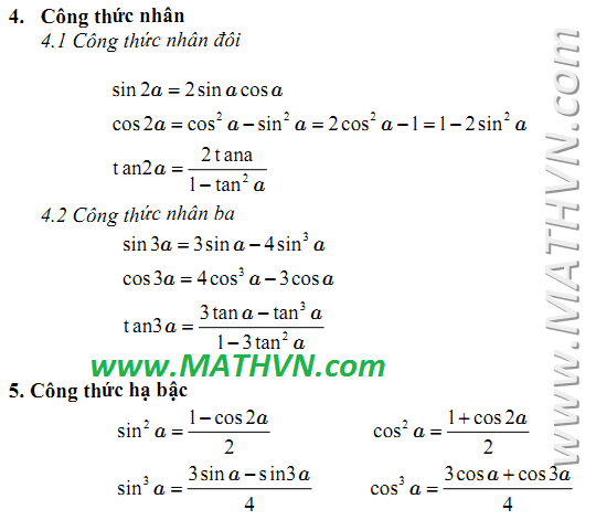 Công thức hạ bậc nâng cung Gallery 2