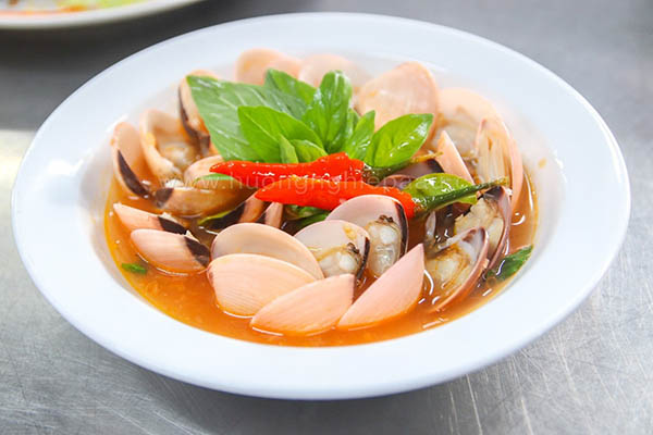 Công Thức Nghêu Hấp Thái Chuẩn Vị
