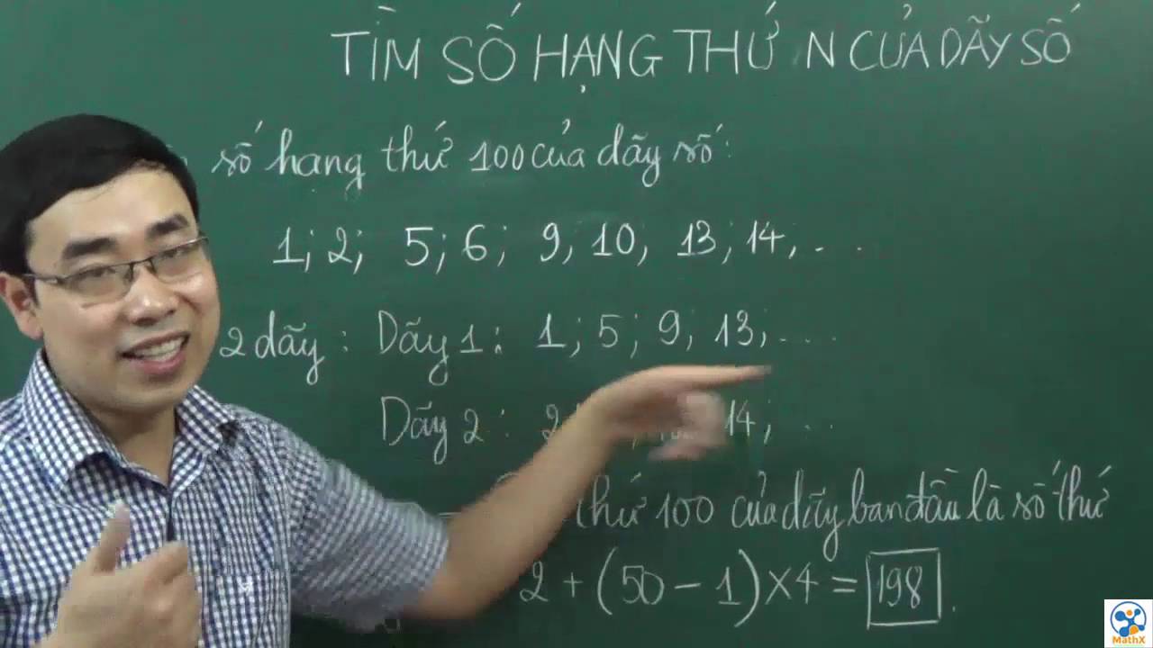 Công thức tìm số hạng thứ n