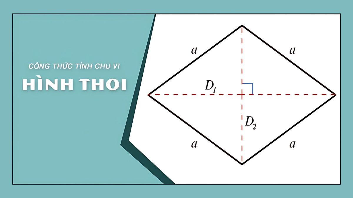 Công thức tính chu vi hình thoi Gallery 1