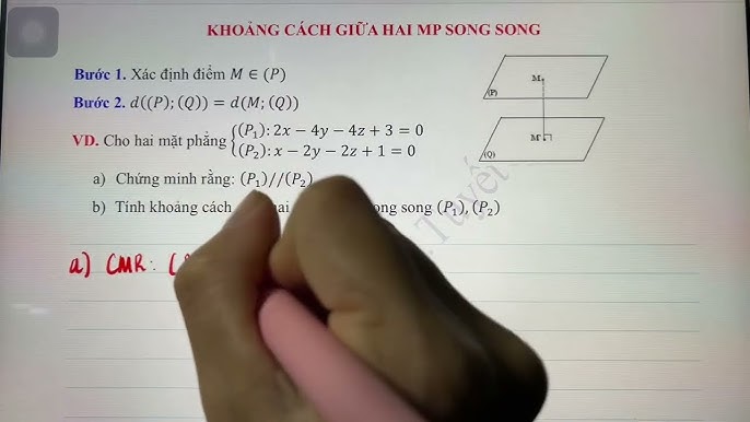 Công thức tính khoảng cách giữa hai mặt phẳng Gallery 2