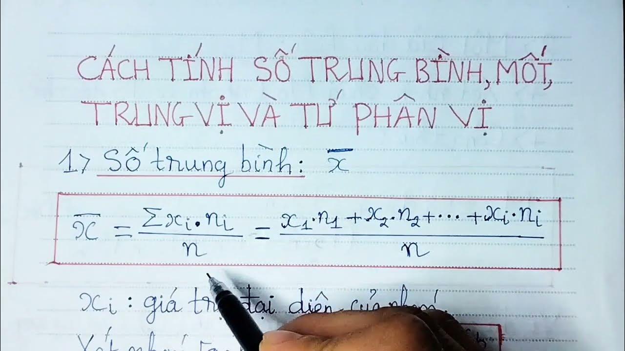 Công thức tính mốt lớp 11 Gallery 2