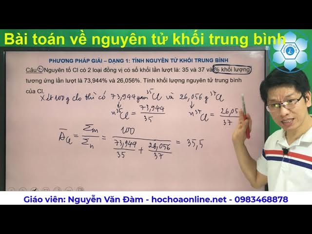 Công thức tính nguyên tử khối Gallery 2