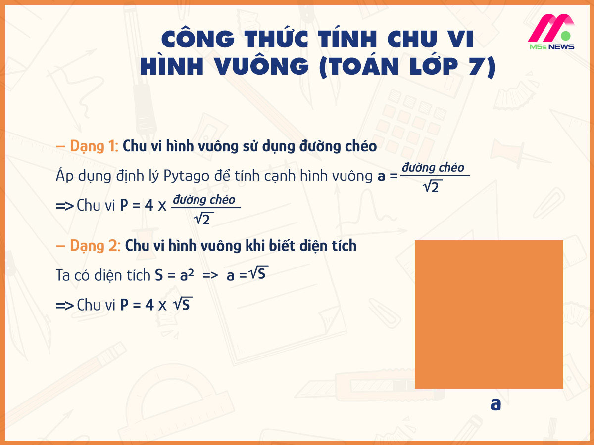Cách Tính Nửa Chu Vi Hình Vuông Lớp 4 Gallery 1