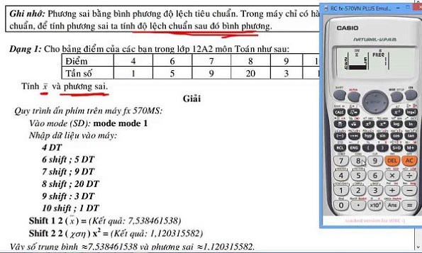 Công thức tính phương sai lớp 10 Gallery 2