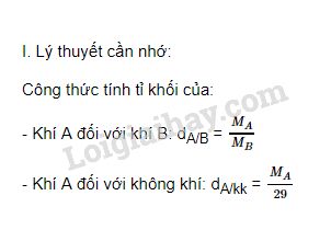 Tỉ Khối Chất Khí là gì? Công thức tính và Ví dụ Gallery 1