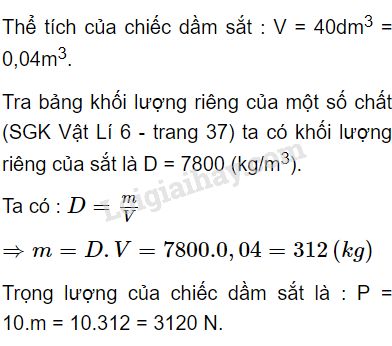 Công thức tính trọng lượng P = 10m Gallery 2