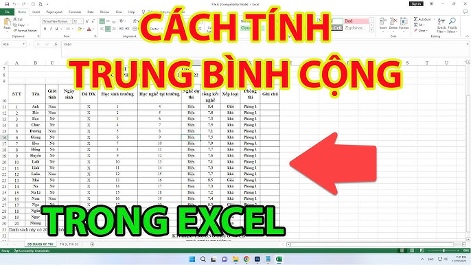 Hàm Trung Bình Cộng Gallery 1