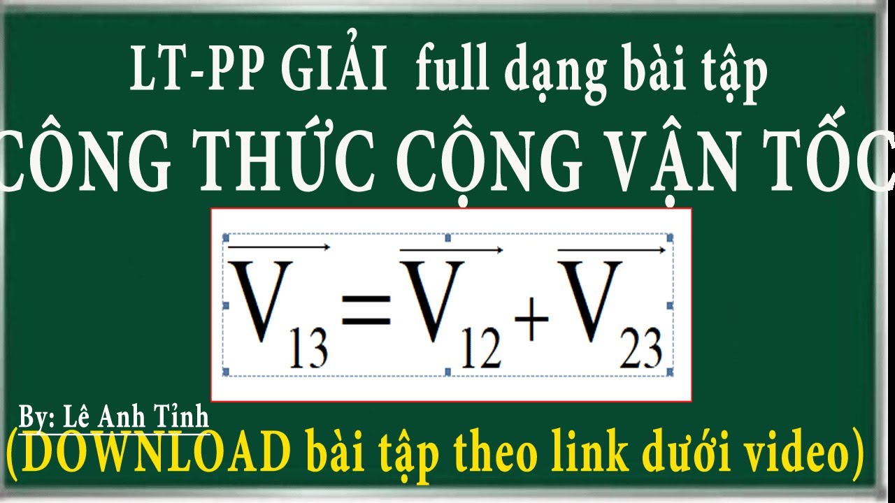 Công thức vận tốc tổng hợp Gallery 1