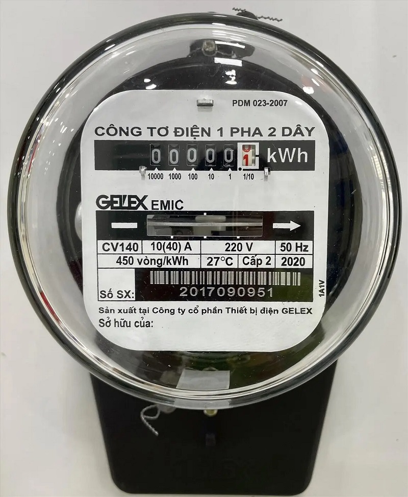 Công tơ điện có ký hiệu như thế nào?