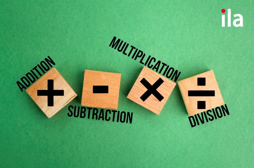 Addition, Subtraction, Multiplication, and Division in English