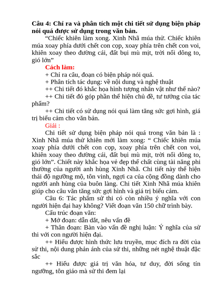 Tóm tắt Sử thi Xinh nhã Gallery 1