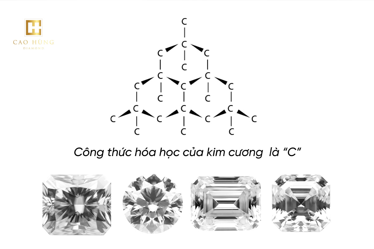 Công thức hóa học của kim cương là gì?