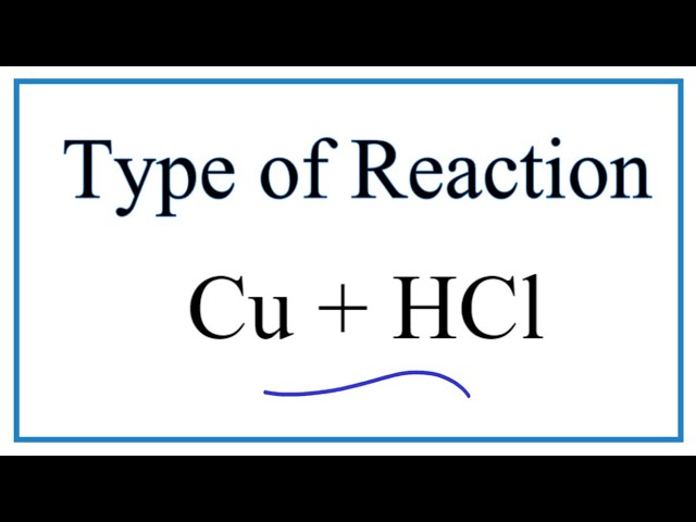 Cu + HCl ra gì? Gallery 2