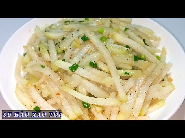 Củ Su Hào Xào: Cách Làm Ngon và Đơn Giản
