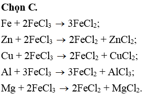 Cu Tác Dụng Với FeCl3