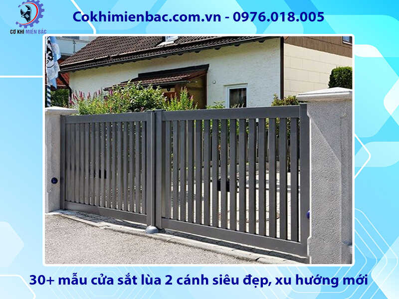 Cổng Lùa 2 Cánh: Giải Pháp Tiện Nghi và An Toàn Cho Ngôi Nhà Của Bạn