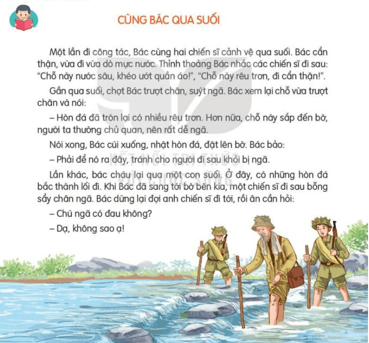 Cùng Bác Qua Suối - Tiếng Việt Lớp 3