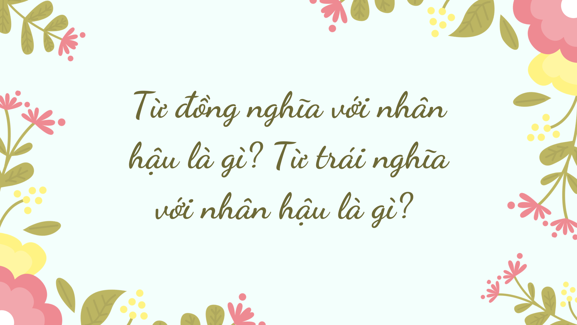 Từ đồng nghĩa với nhân hậu