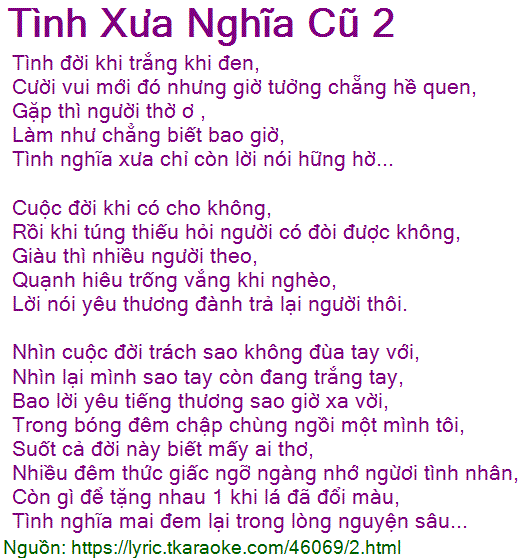 Cuộc Đời Khi Có Cho Không, Rồi Khi Túng Thiếu Hỏi Người Có Đòi Được Không?