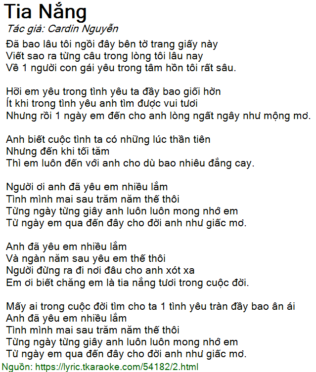 Cuộc đời là tia nắng